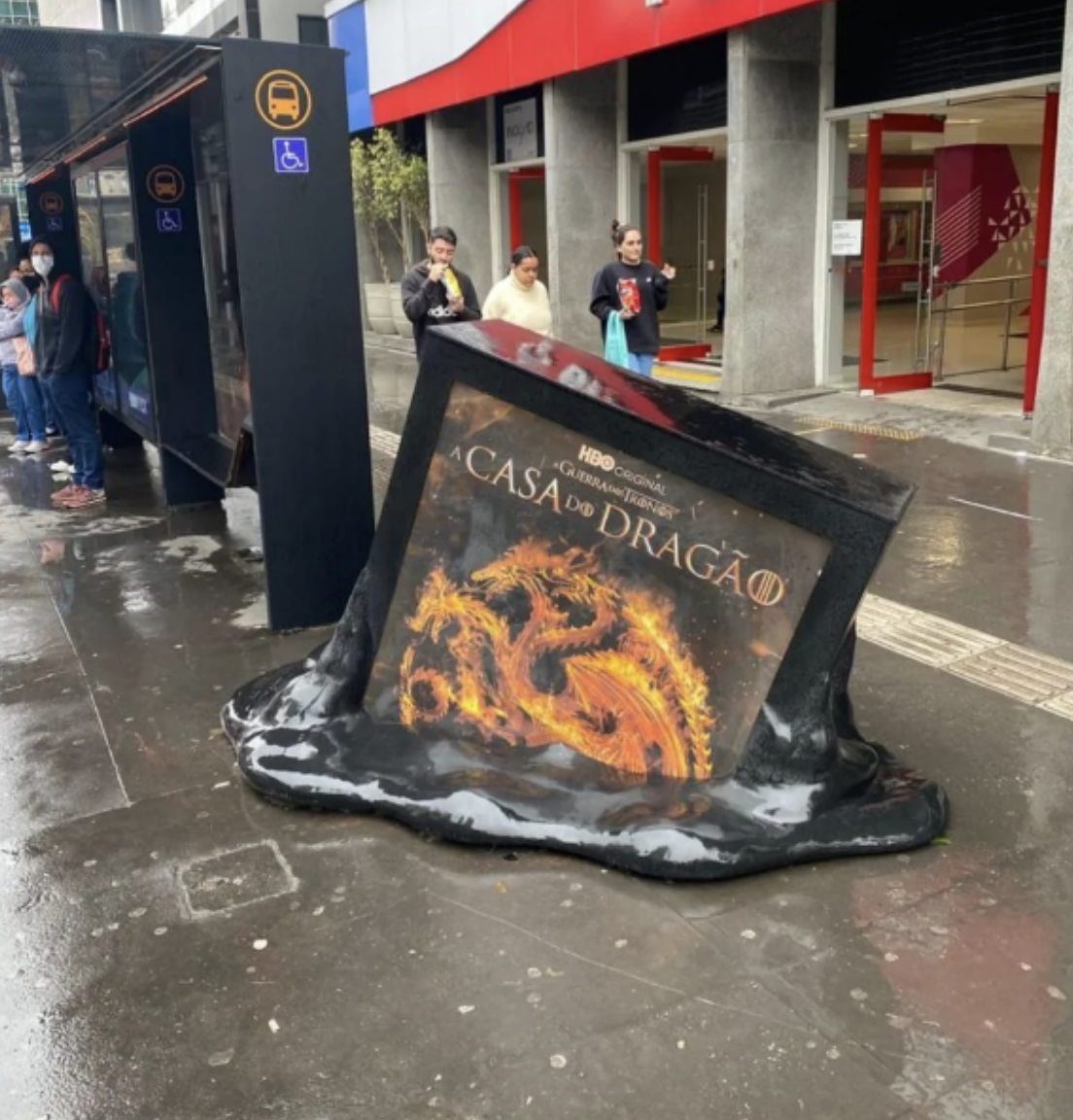 Melted By Dragons - OOH at Paulista Avenue